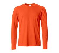 CLIQUE Basic Langarmshirt Herren 18 - orange XXL