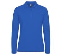 Clique Manhattan L/S Women - Damen-Langarm-Poloshirt - Royal Blue / M