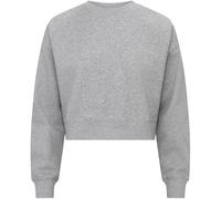 Clique Miami Cropped - Damen Cropped-Sweatshirt - Grey Melange / M