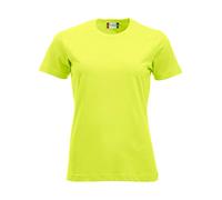 CLIQUE - T-Shirt Halbarm New Classic-T Damen Baumwolle Jersey Frühling Sommer in verschiedenen Farben und Größen erhältlich, Intensiv grün., X-Small