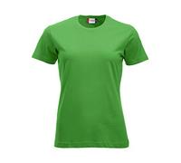 Clique - New Classic-T Damen T-Shirt Halbarm T-Shirt aus Baumwolljersey Frühling Sommer in verschiedenen Farben und Größen (Acid Green XS), Säuregrün.