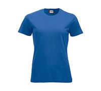 Clique - New Classic-T Damen T-Shirt Halbarm T-Shirt aus Baumwolljersey Frühling Sommer in verschiedenen Farben und Größen (royal XS), Königsblau