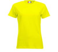 Clique New Classic-T Women - Damen T-Shirt 160 g/m² - Visibility Yellow / S