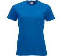 Clique - New Classic-T Damen T-Shirt Halbarm T-Shirt aus Baumwolljersey Frühling Sommer in verschiedenen Farben und Größen (royal XS), Königsblau