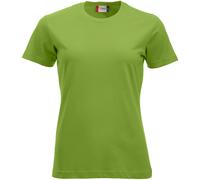 CLIQUE - T-Shirt Halbarm New Classic-T Damen Baumwolle Jersey Frühling Sommer in verschiedenen Farben und Größen erhältlich, hellgrün, Small