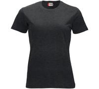 CLIQUE - T-Shirt Halbarm New Classic-T Damen Baumwolle Jersey Frühling Sommer in verschiedenen Farben und Größen erhältlich, Anthrazit meliert, XX-Large