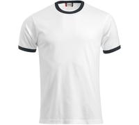 CLIQUE Nome T-Shirt 0099 - weiß/schwarz S