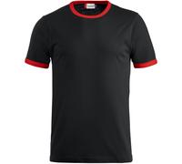 CLIQUE Nome T-Shirt 9935 - schwarz/rot XXL