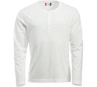 CLIQUE Orlando Langarmshirt Herren 07 - stone weiß S