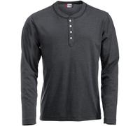 CLIQUE Orlando Langarmshirt Herren 955 - anthrazit meliert M
