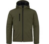 CLIQUE Padded Softshelljacke mit Kapuze Herren 75 - jagdgrün XXL