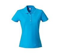 CLIQUE Basic Poloshirt Damen 54 - türkis XL
