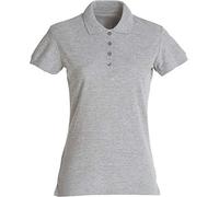 Clique Poloshirt Basic Polo Damen NEU, Wähle Deine Größe:M, Wähle Deine Farbe:grau meliert