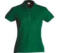 Clique Poloshirt Basic Polo Damen NEU, Wähle Deine Größe:XL, Wähle Deine Farbe:flaschengrün