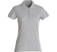 CLIQUE Basic Poloshirt Damen 95 - grau meliert XL