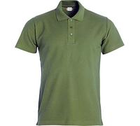 Clique Poloshirt Basic Polo Herren NEU, Wähle Deine Größe:XXL, Wähle Deine Farbe:Army grün