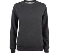 Clique Premium OC Roundneck Women - Damen Bio-Baumwoll-Sweatshirt - Anthracite Melange / XL