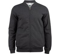CLIQUE Premium Bio-Baumwoll Sweatjacke Herren 955 - anthrazit meliert 3XL