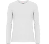 CLIQUE Premium Fashion Langarmshirt Damen 00 - weiß M