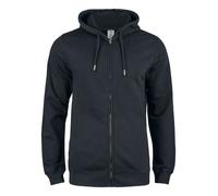 Clique Premium OC Hoody Full Zip - Herren Bio-Zip-Hoodie - Black / L