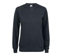 Clique Premium OC Roundneck Women - Damen Bio-Baumwoll-Sweatshirt - Black / XL