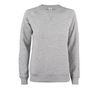 Clique Premium OC Roundneck Women - Damen Bio-Baumwoll-Sweatshirt - Grey Melange / XXL