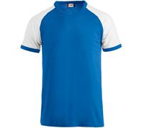CLIQUE Raglan T-Shirt 5500 - royalblau/weiß L