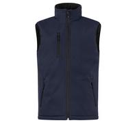Clique Softshellweste Padded Vest (clean geschnittene, gepolsterte Softshell-Weste) dunkelblau Herren, Größe XXL