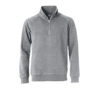 Clique - Sweatshirt mit halbem Reißverschluss für Herren und Damen, Unisex, klassisch, halber Reißverschluss, aus Baumwolle, elastischer Ripp, Seitentasche, für Trekking, Wandern, Reisen, Freizeit