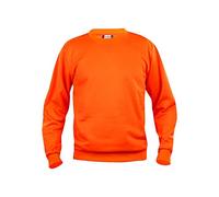 CLIQUE Basic Roundneck Sweatshirt 170 - visibility orange M