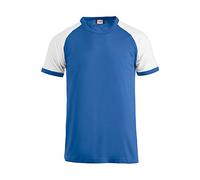 CLIQUE Raglan T-Shirt 5500 - royalblau/weiß XL