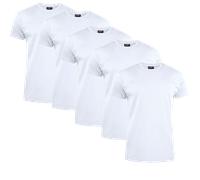 Clique T-Shirt Herren 5er-Pack Weiß