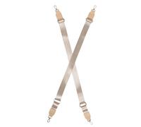 CLISPEED 2 Stück Verstellbarer Breiter Schulterriemen für Handtaschen und Crossbody Nylon Ersatz Gurt in Neutralem Uni Farbton Komfortabler Taschengurt zum Wechseln und Aufwerten von