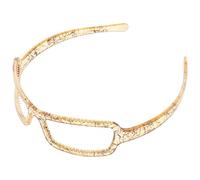 CLISPEED Bequemes Stirnband im Sonnenbrillen Stil für Damen Leichter Kunststoff Haarreif Druckfrei und Vielseitig für Alltag Strandparty