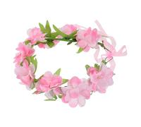 CLISPEED Haarband Blumenkranz mit Lebensechten Kunstblumen Blumenkopfschmuck für und Damen für Kostümpartys und Hochzeiten 1 Stück Kopfbedeckung