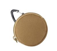 CLISPEED Kleine Schlüssel Tasche aus Nylon mit Reißverschluss und Praktischem Karabiner für Alltag und Reisen Tragbares Design für Münzen Ohrhörer und Portemonnaie