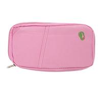 CLISPEED Reisepasshülle Aus Canvas-Material Dokumentenhülle Mit Platz Für Reisepass Ausweise Bargeld Und Fotos Praktische Reisetasche Für Geschäftsreisen Und Urlaub Geldbörse Im Schlichten