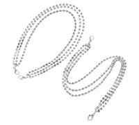 CLISPEED Schuhanhänger Mehrlagige Glitzerkette mit Krallen Diamanten Schuhkette für Turnschuhe und Stiefel Schnürsenkel Schmuck Schuhzubehör für Freizeit und Party