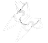 CLISPEED Schulterkette mit Quasten Legierung Körperkette Damen Körperschmuck Bikini Accessoire für Party Festival Strand