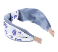 CLISPEED Stilvolles Damen Stirnband mit Floralem Design und Knotendetail für Alltag Makeup und Besondere Anlässe Leicht und Komfortabel Retro Elegant