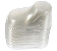 CLISPEED Transparente Kunststoff Schuhspanner Schuhe Display Ständer 8cm Flexibel Für Kleinkinderschuhe Und Babysocken 40 Stück