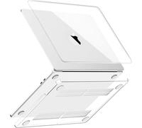 CLM-Tech Hülle kompatibel mit MacBook Air 15 Zoll M4 M3 M2 A3241 A3114 A2941 (2025-2023) - Ultradünne Hartschale Snap Case Cover Transparent - Schutzhülle Kristall Klar