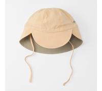 Cloby CBY-SH3-PSSB Sonnenhut mit Nackenschutz - wendbar - UV-Schutz (UPF 50+) - Peachy Summer/Sandy Beach beige (Gr. 18-36 Monate)