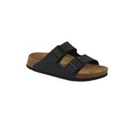 Birkenstock Sandale Arizona, Superlauf, Birko-Flor, schwarz, normal, Größe 35 1018222-35 (Pantolette Schuh Halbschuh Latsche Zweischnaller Berufsschuh Schuhe Birki Arizona Slipper Pantoffel)
