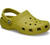 Clog CROCS "Classic Clog", Damen, Gr. 41, senffarben, meadow, Croslite™, Schuhe Clog, Sommerschuh, Schlappen, Hausschuh passt zu Jibbitz (94756101-41)
