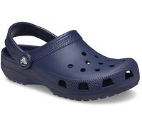 Clog CROCS "Classic Clog K", Jungen, Gr. 23, blau (navy), Croslite™, unifarben, Schuhe Clog, Hausschuh, Schlappen, Strandschuh, Sandale mit Fersenriemen (57542423-23) navy