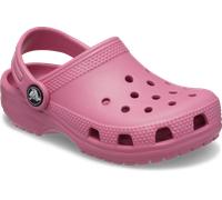 Clog CROCS "Classic Clog K", Jungen, Gr. 23, pink (quiet rose), Croslite™, unifarben, Schuhe Clog, Hausschuh, Schlappen, Strandschuh, Sandale mit Fersenriemen (81104319-23) quiet rose