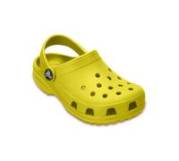 Clog CROCS "Classic Clog", Mädchen, Gr. 23, gelb, Obermaterial: 50% Polyester PES. 50% Sonstiges Material (Ananasfaser) AM_PF ., Schuhe Clog (28636639-23) gelb