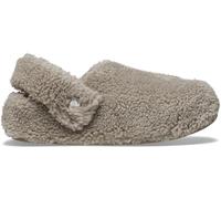 Clog CROCS "Classic Cozzzy Slipper", Damen, Gr. 36, mushroom, Croslite™, Textil, Schuhe Clog, Hausschuh, mit kleiner Plateausohle (92537533-36) mushroom