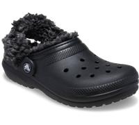 Clog CROCS "Classic Fleece Lined Clog", Mädchen, Gr. 38, schwarz, Croslite™, Schuhe Clog, Schlupfschuh, Hausschuh mit schwenkbarem Fersenriemen, Leichtgewicht (59390425-38) schwarz